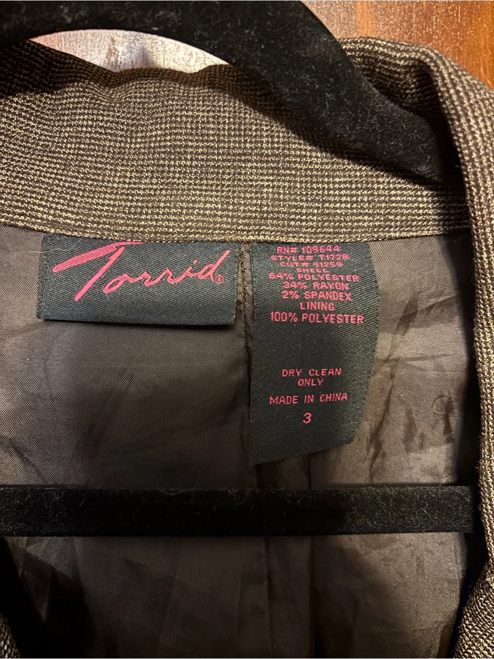 Torrid Brown Tweed Blazer